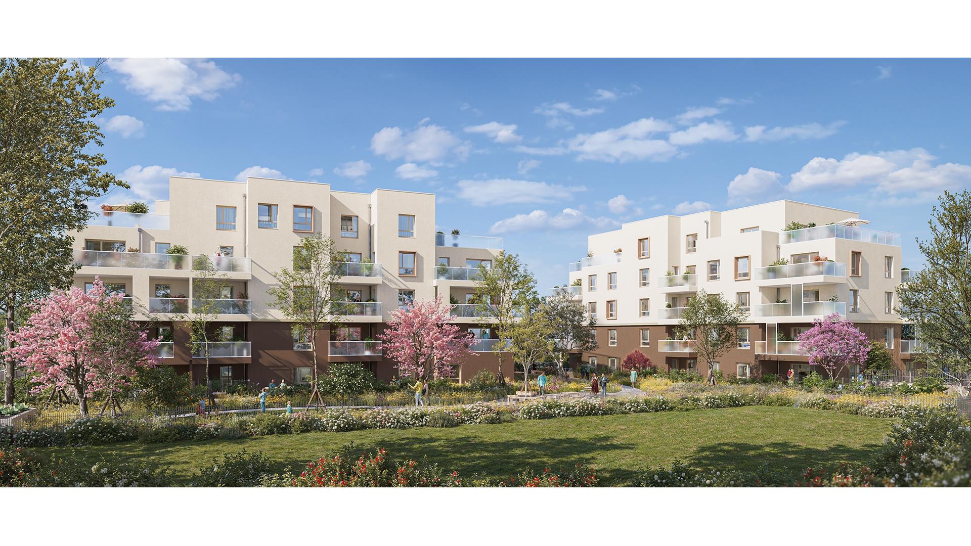 Programme neuf Andrézieux-Bouthéon — À Andrézieux-Bouthéon, une nouvelle résidence s’intègre harmonieusement dans un environnement privil... à Andrézieux-Bouthéon — éligible PTZ