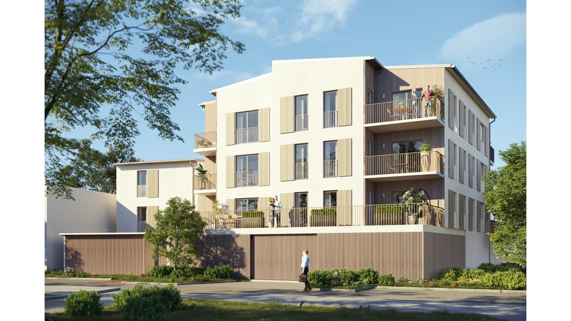 Programme neuf Biganos — Implantée à Biganos, au cœur du Bassin d’Arcachon, cette résidence s’intègre harmonieusement dans un... à Biganos — éligible PTZ