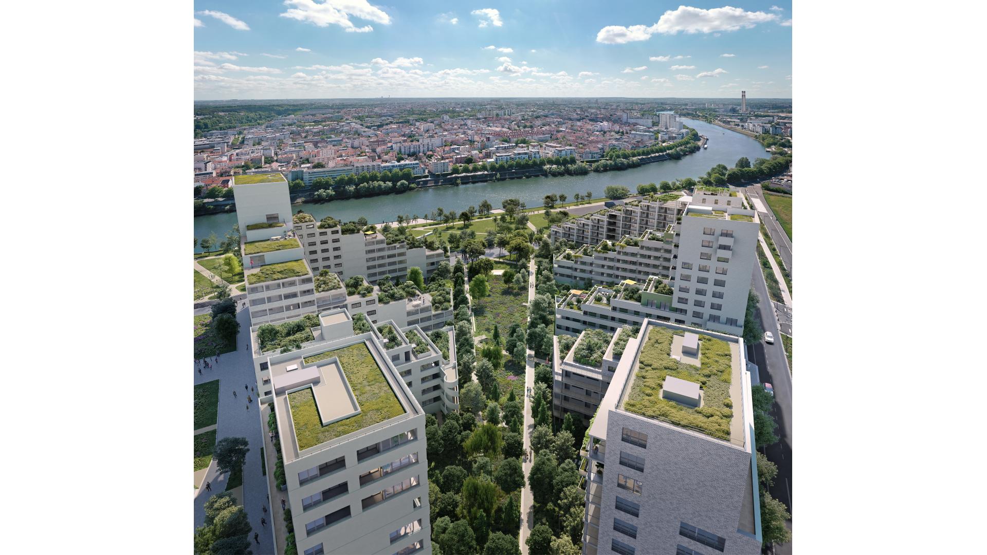 Programme neuf Ivry-sur-Seine — Située dans le Val-de-Marne, aux portes de la capitale, Ivry-sur-Seine séduit par son cadre de vie a... à Ivry-sur-Seine — éligible PTZ