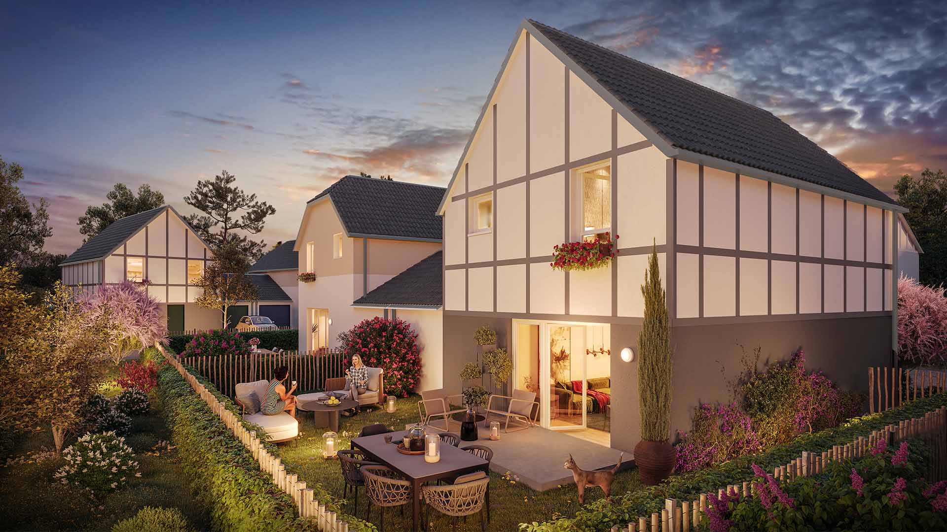 Programme neuf Hauteville sur Mer — Située à proximité immédiate du littoral, cette maison bénéficie d’un emplacement privilégié au cœur... à Hauteville sur Mer — éligible PTZ