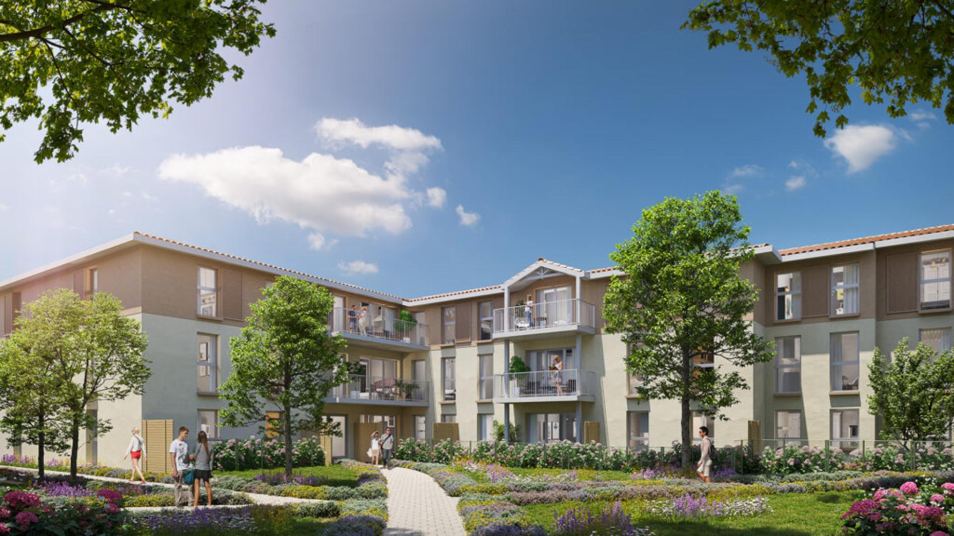 Programme neuf Salles — Située dans un environnement boisé et paisible au cœur du Val de l’Eyre, cette résidence contemporai... à Salles — éligible PTZ