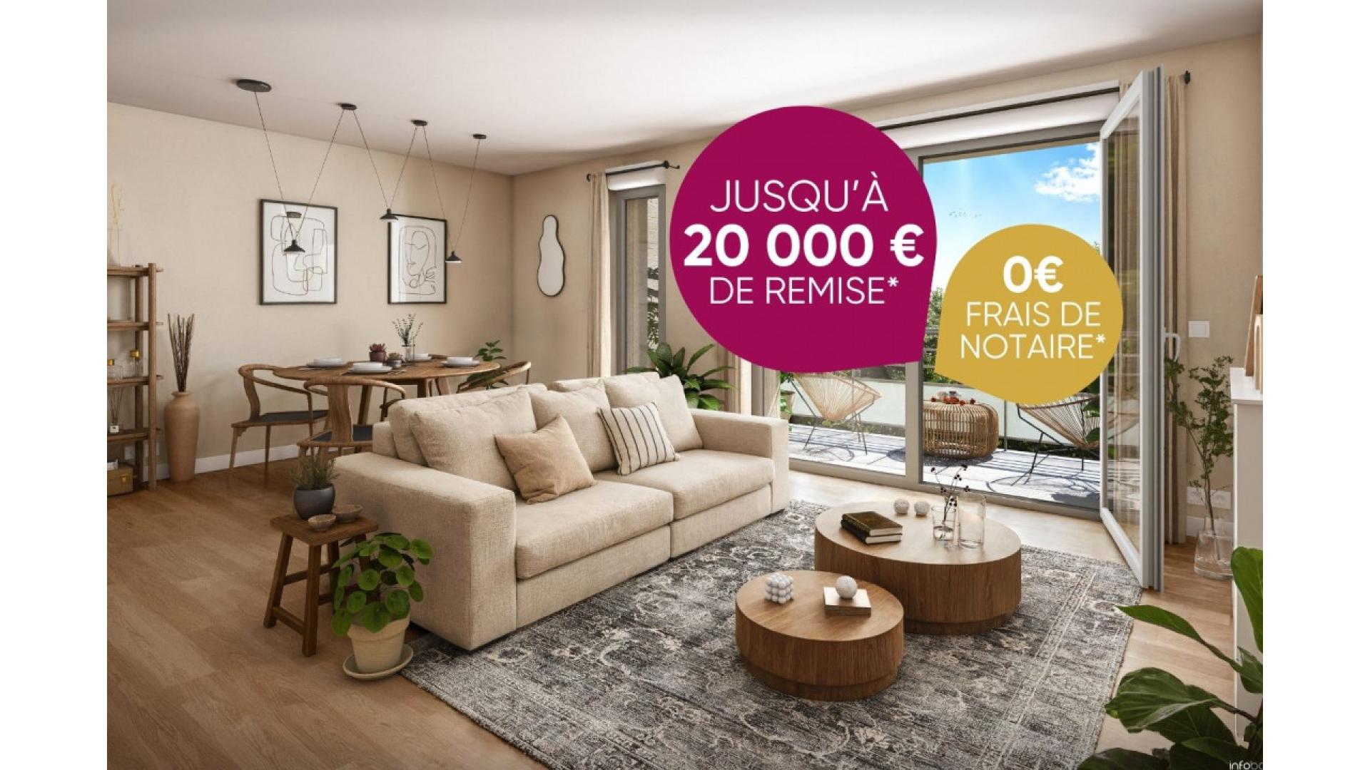 Programme neuf Gravelines — Située à quelques minutes du centre-ville de Gravelines, cette résidence à taille humaine se compose... à Gravelines — éligible PTZ