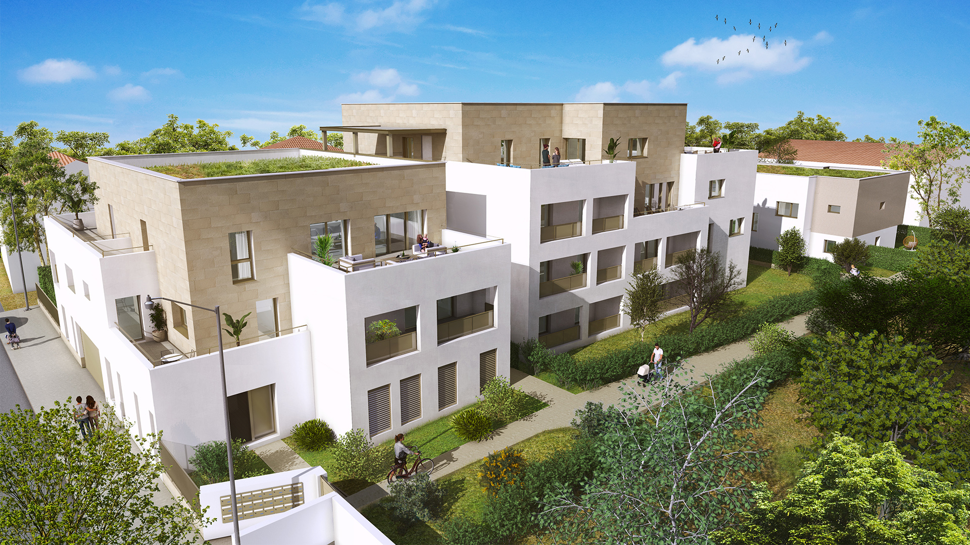 Programme neuf Talence — Située à Talence, à proximité immédiate de l’hôpital Bagatelle et à seulement quinze minutes de Bord... à Talence — éligible PTZ