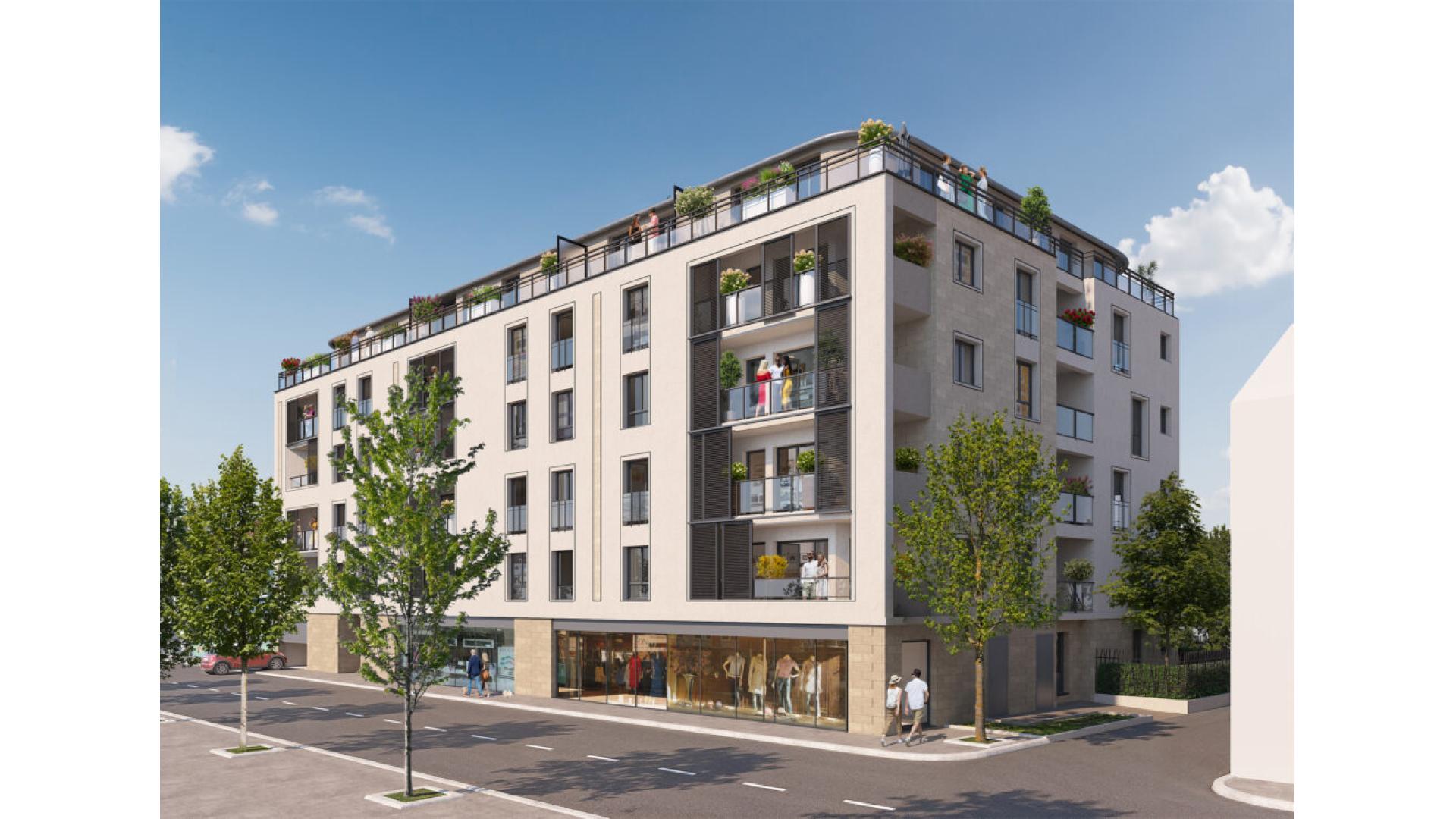 Programme neuf Colombes — Au cœur d’un quartier résidentiel apprécié de Colombes, cette résidence contemporaine s’intègre harm... à Colombes — éligible PTZ
