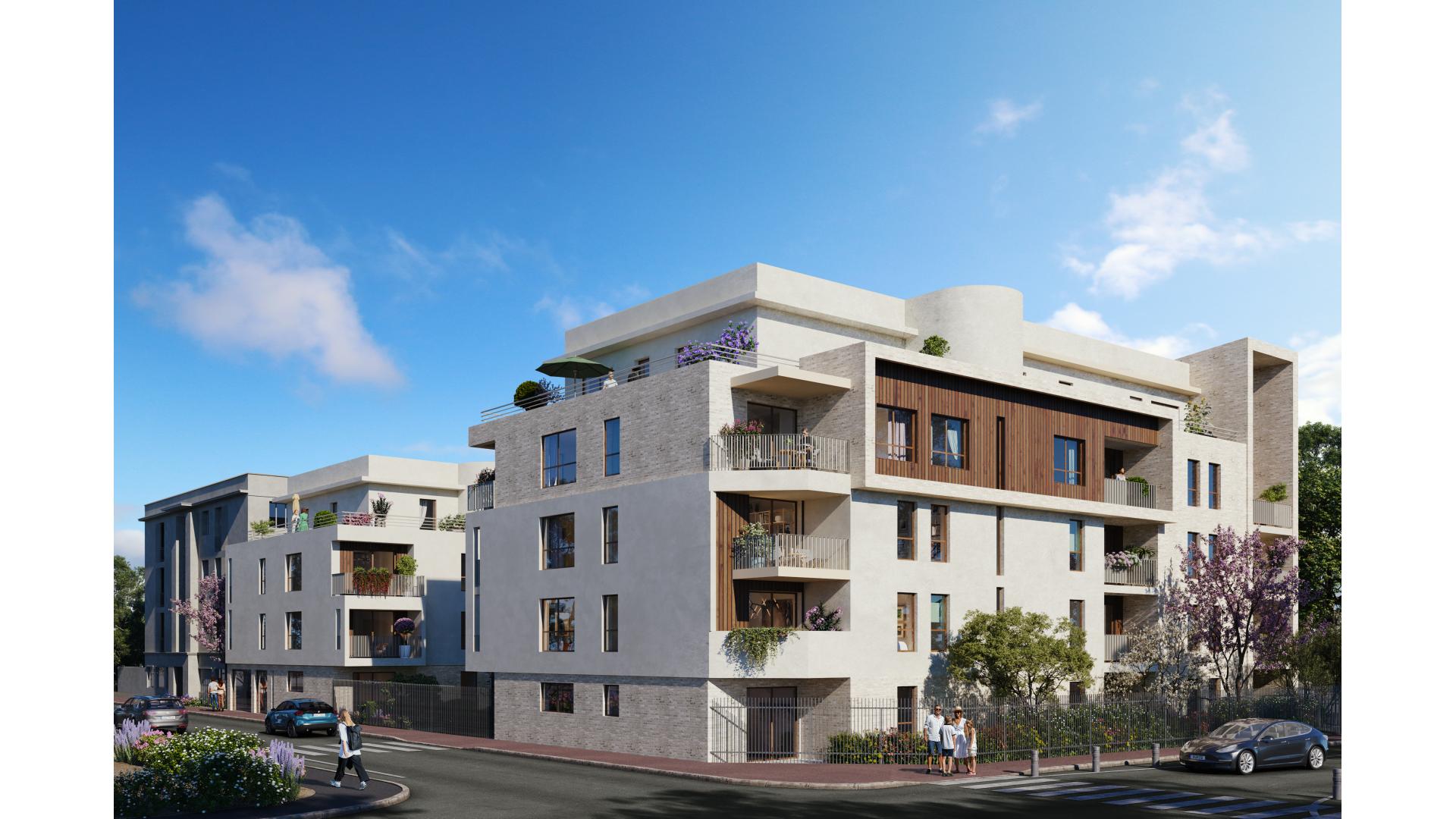 Programme neuf Saint-Priest-/-Lyon-Metropole — Située dans un environnement résidentiel paisible, cette nouvelle résidence propose des appartements... à Saint-Priest-/-Lyon-Metropole — éligible PTZ