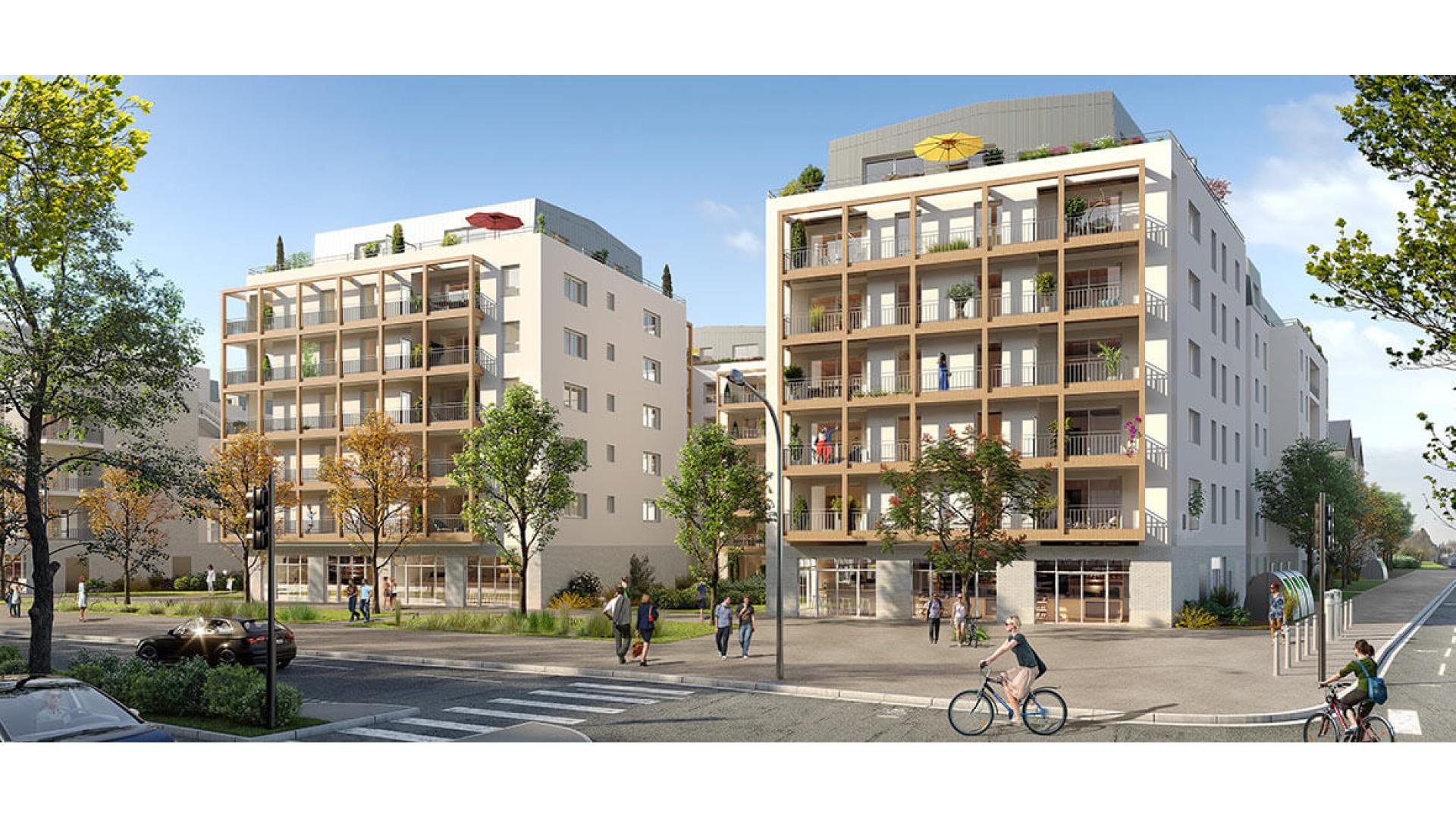 Programme neuf Tours — Située dans un environnement urbain dynamique, cette nouvelle résidence propose des appartements du ... à Tours — éligible PTZ