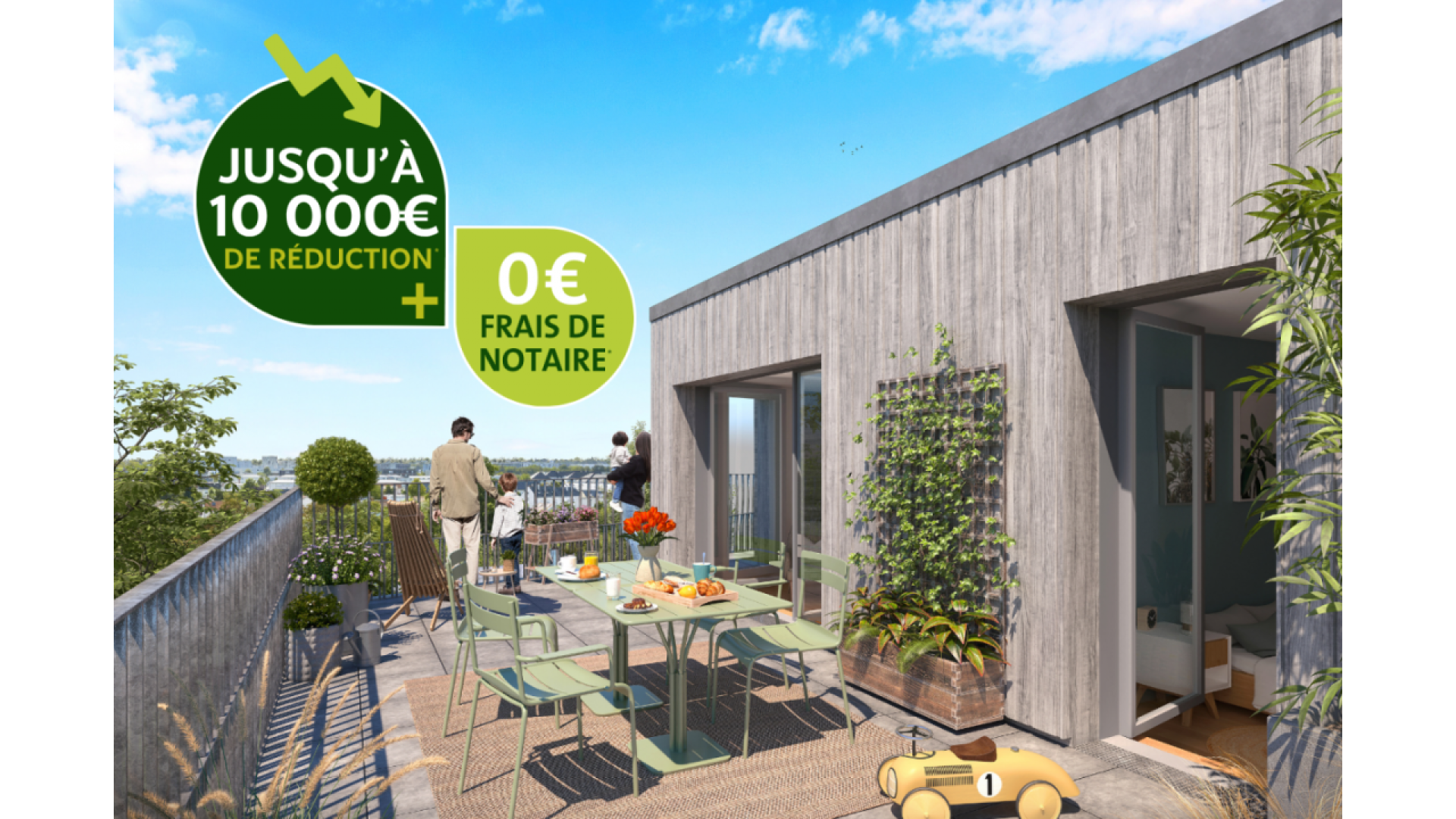 Programme neuf Nantes — Situé à l’est de Nantes, ce projet résidentiel s’intègre harmonieusement dans un environnement natur... à Nantes — éligible PTZ