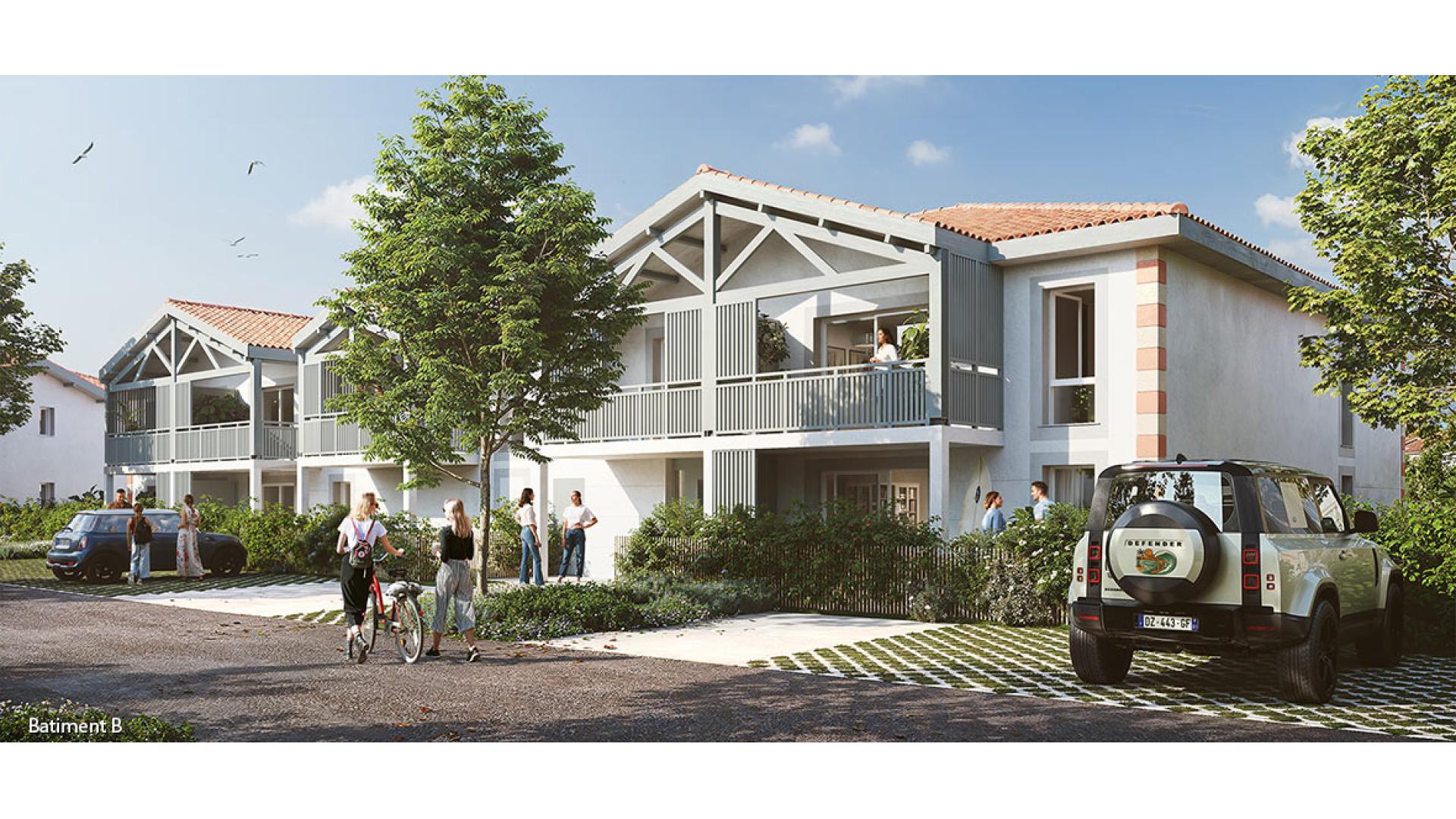 Programme neuf Parentis-en-Born — Située dans un environnement agréable, cette résidence neuve propose des appartements de type T2, of... à Parentis-en-Born — éligible PTZ