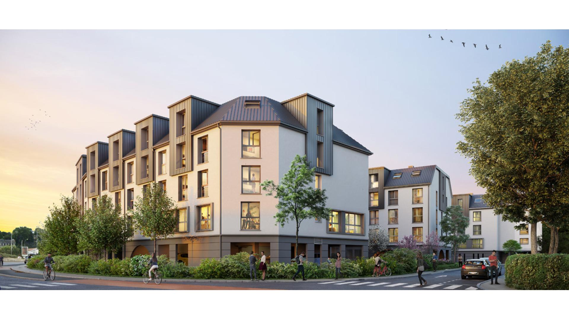 Programme neuf Bayonne — Située dans un environnement dynamique, cette résidence neuve propose des appartements de type T1, i... à Bayonne — éligible PTZ