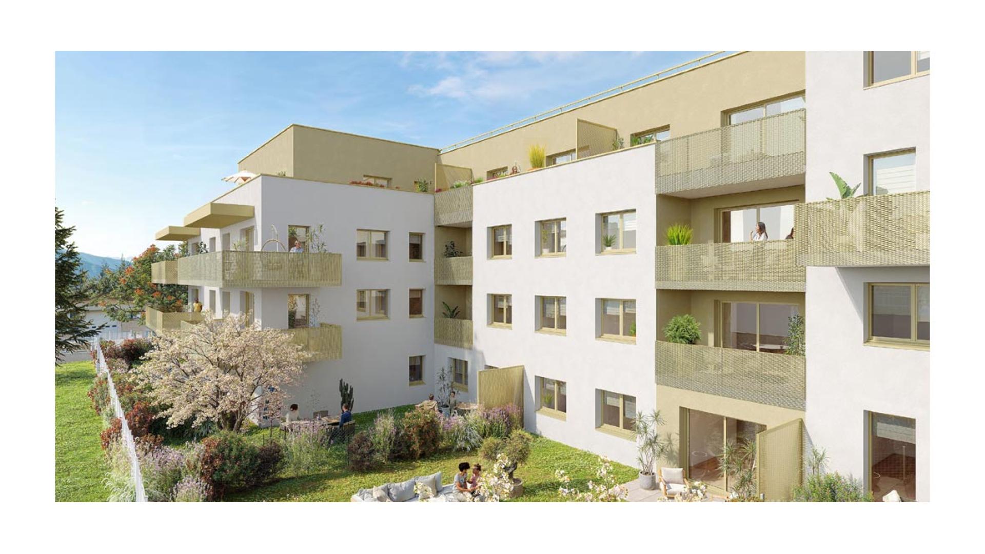 Programme neuf Challes-les-Eaux — Située dans un quartier résidentiel agréable, cette nouvelle réalisation propose des appartements de... à Challes-les-Eaux — éligible PTZ