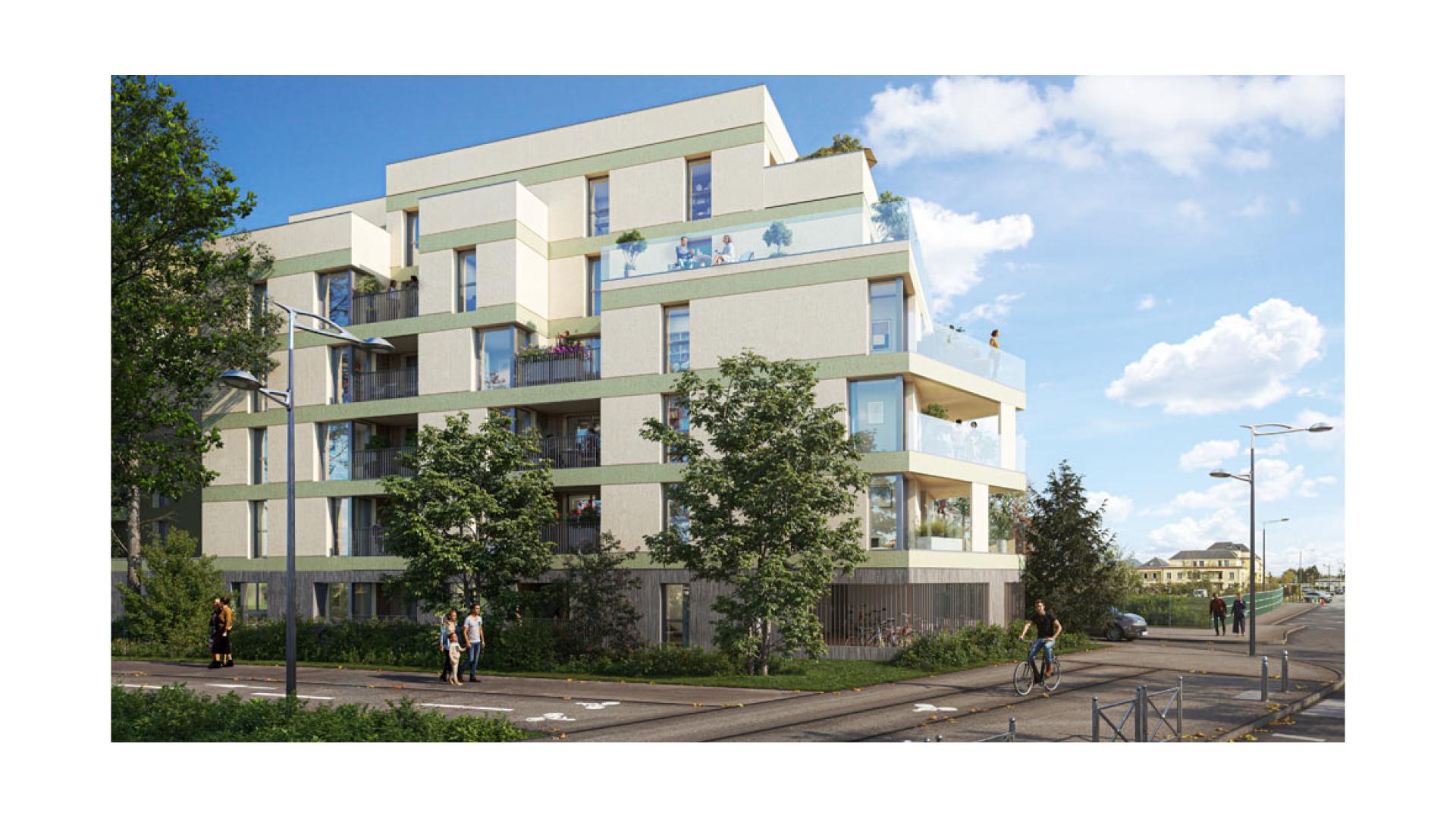 Programme neuf Saint-Jean-de-Braye — Située dans un environnement résidentiel, cette nouvelle résidence propose une sélection d’apparteme... à Saint-Jean-de-Braye — éligible PTZ