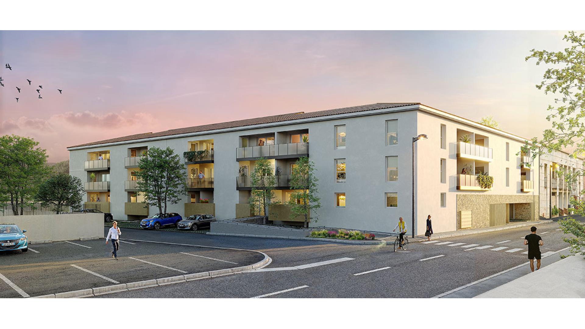 Programme neuf Pignan — Située dans un environnement calme et agréable, cette résidence neuve propose des appartements conçu... à Pignan — éligible PTZ