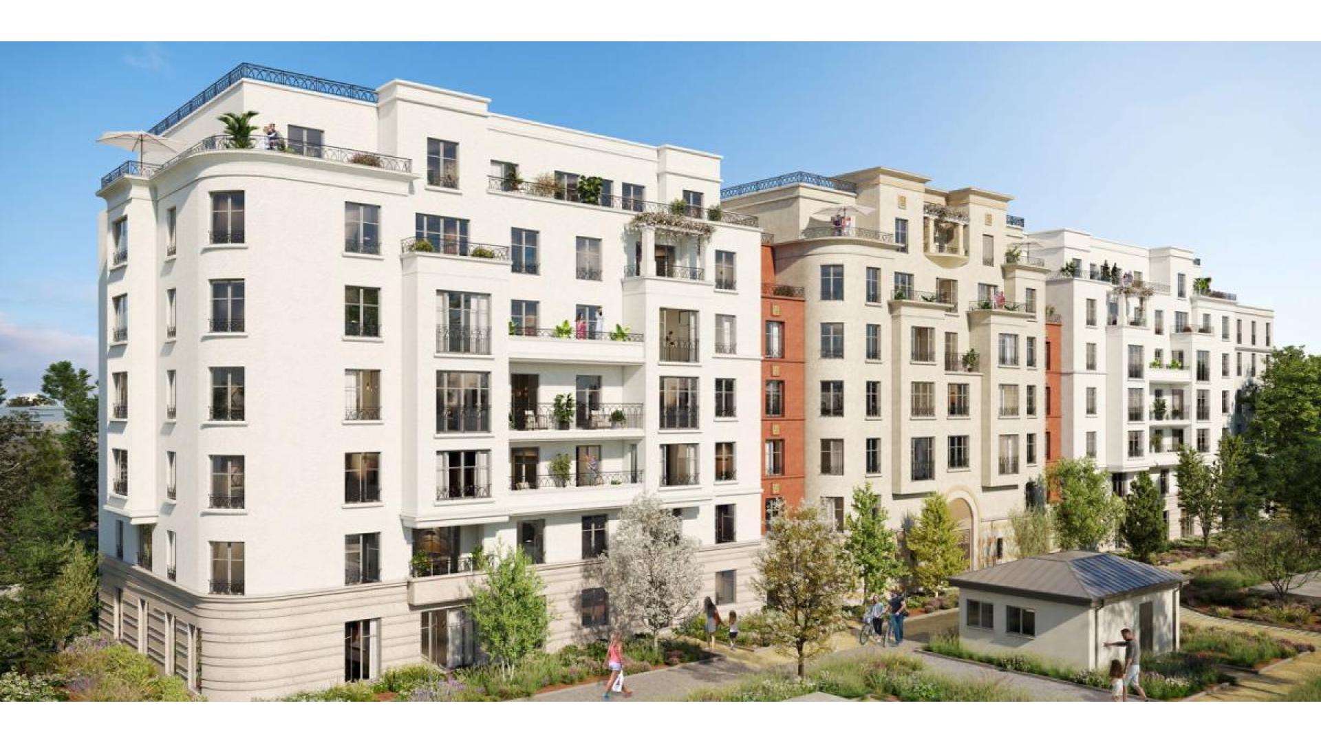 Programme neuf Clamart — Au sein d’un quartier contemporain rythmé par la présence apaisante de l’eau, une nouvelle résidence... à Clamart — éligible PTZ