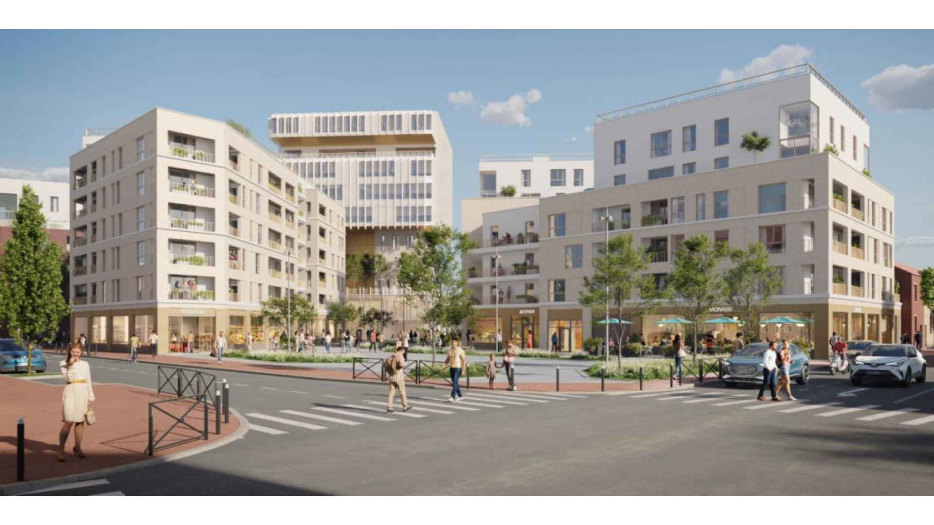 Programme neuf Fontenay-sous-Bois — Du studio au cinq pièces, chaque logement se distingue par la présence d’un espace extérieur, tel qu... à Fontenay-sous-Bois — éligible PTZ