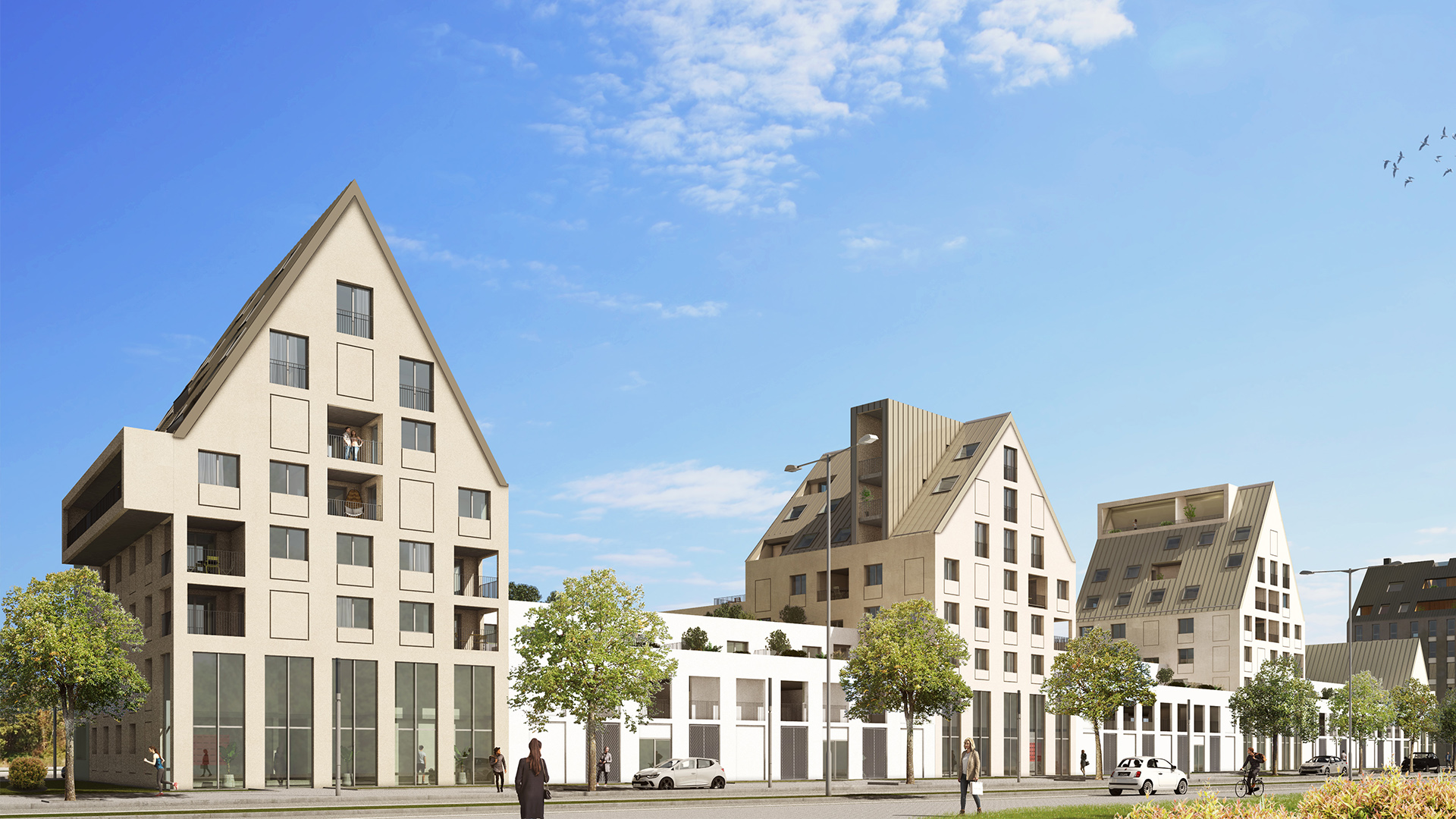 Programme neuf Dijon — Située au sein d’un écoquartier de Dijon, cette résidence se distingue par une architecture contempo... à Dijon — éligible PTZ