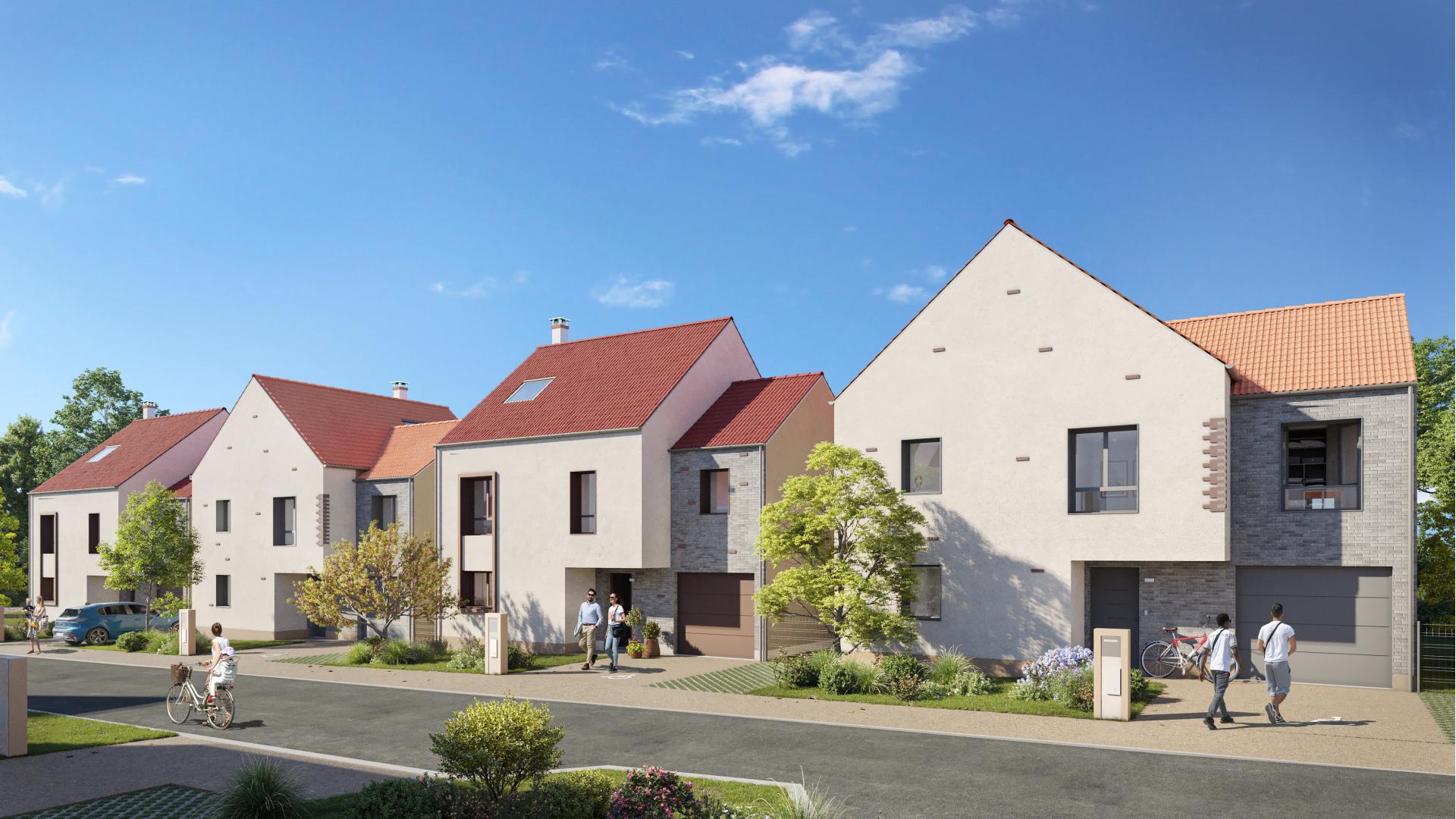 Programme neuf Montesson — À proximité immédiate de la plaine maraîchère de Montesson, cette adresse propose un ensemble de mai... à Montesson — éligible PTZ