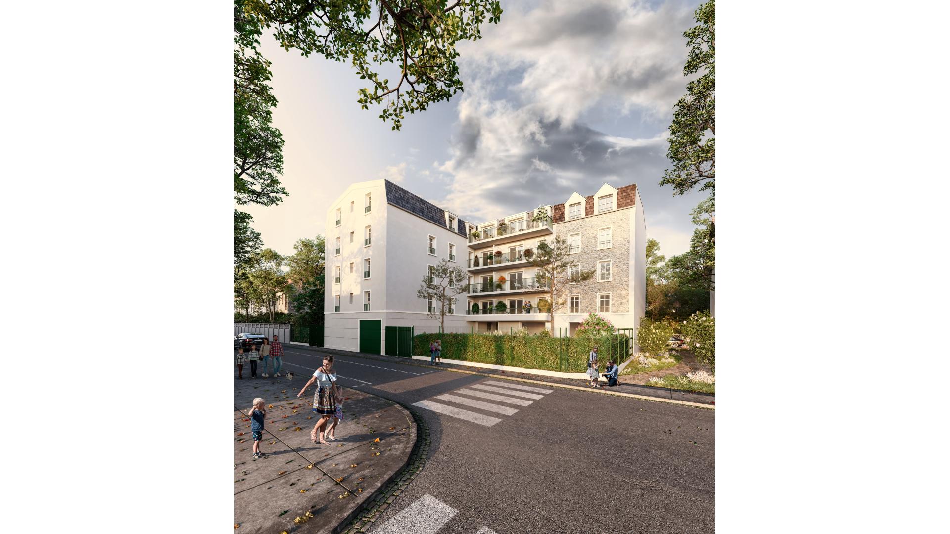 Programme neuf Villeneuve-Saint-Georges — Située à Villeneuve-Saint-Georges, cette nouvelle résidence se déploie dans un quartier pavillonnair... à Villeneuve-Saint-Georges — éligible PTZ