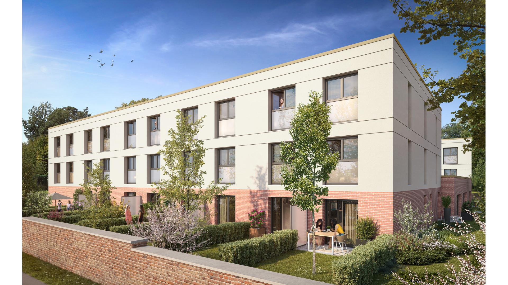 Programme neuf Anzin — Située à proximité immédiate des principaux établissements d’enseignement supérieur de Valenciennes,... à Anzin — éligible PTZ