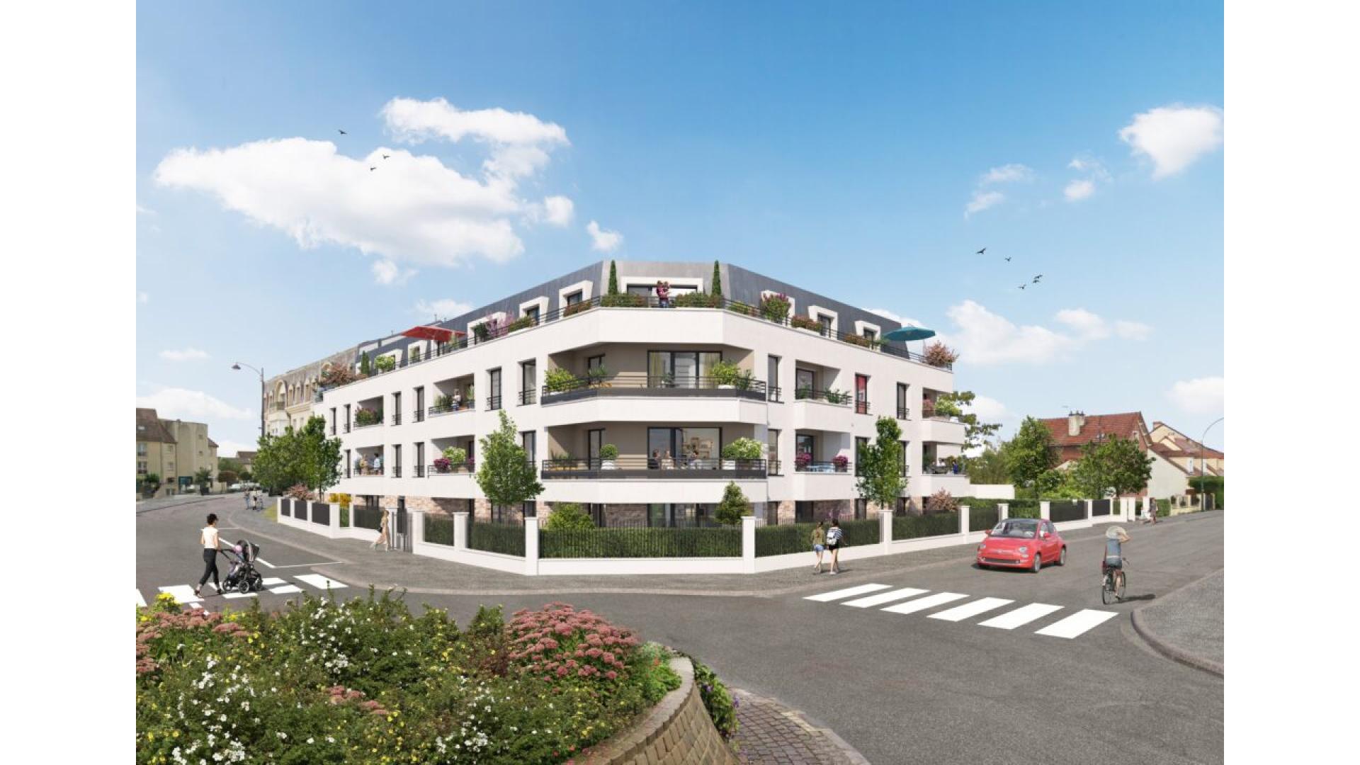 Programme neuf Pontault-Combault — Située dans un quartier paisible à proximité du centre historique de Pontault, cette résidence récem... à Pontault-Combault — éligible PTZ