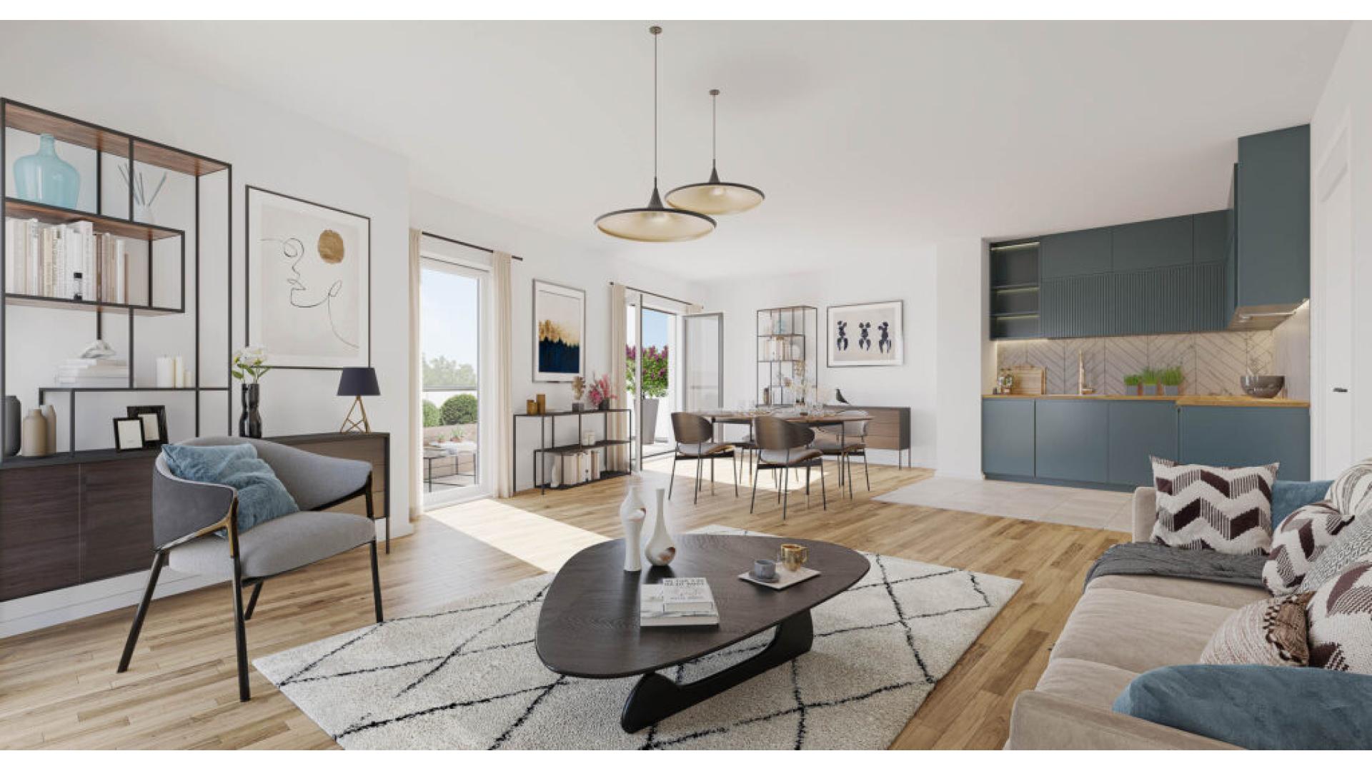 Programme neuf Noisy-le-Grand — Située au cœur d’un environnement urbain dynamique, cette nouvelle résidence propose une sélection d... à Noisy-le-Grand — éligible PTZ