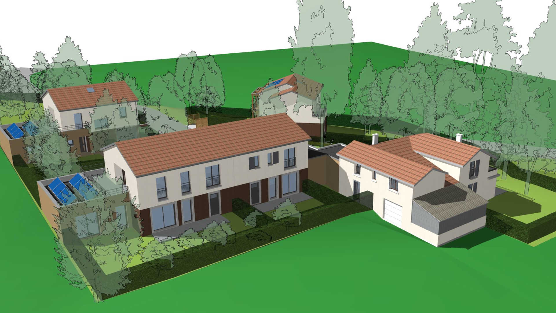 Programme neuf Sainte-Foy-les-Lyon — Situé dans un environnement résidentiel paisible, ce nouveau programme immobilier propose des maison... à Sainte-Foy-les-Lyon — éligible PTZ