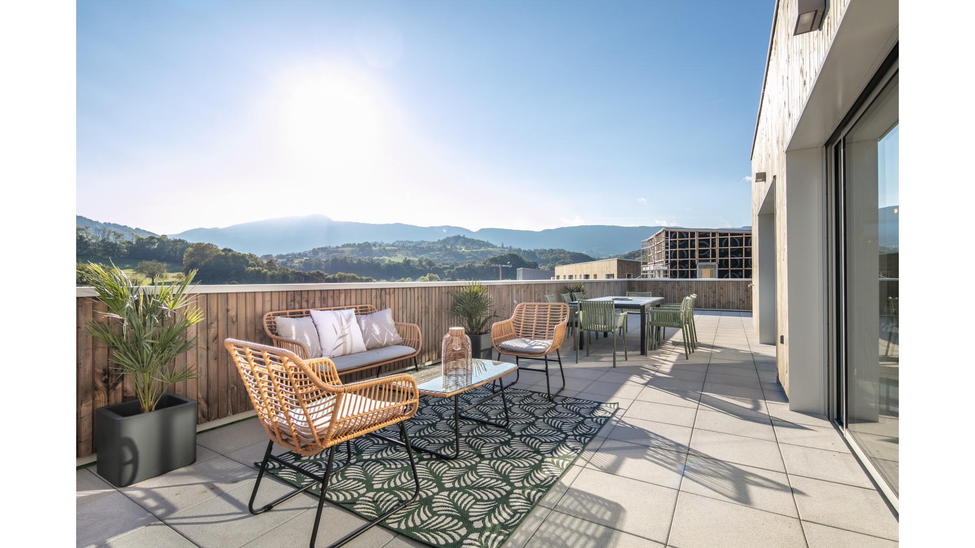 Programme neuf Cognin — Située aux portes de Chambéry, cette nouvelle résidence s’intègre harmonieusement au sein de l’Écoqu... à Cognin — éligible PTZ