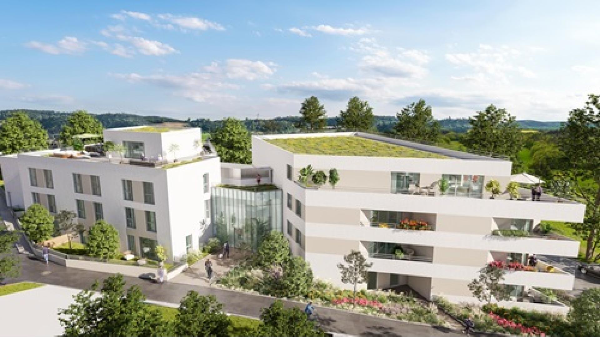 Programme neuf Sathonay-Camp — Située à seulement dix minutes de Lyon, cette nouvelle résidence propose un cadre de vie paisible au... à Sathonay-Camp — éligible PTZ