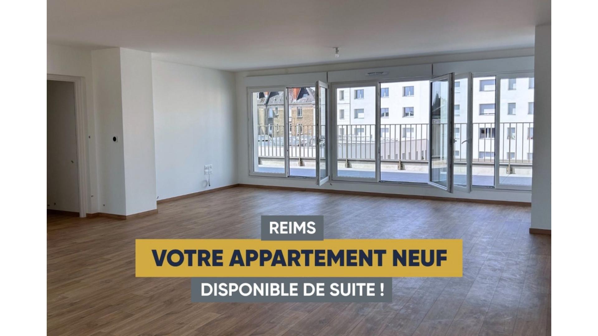 Programme neuf Reims — Située en plein centre-ville, cette résidence propose ses tout derniers appartements disponibles à l... à Reims — éligible PTZ