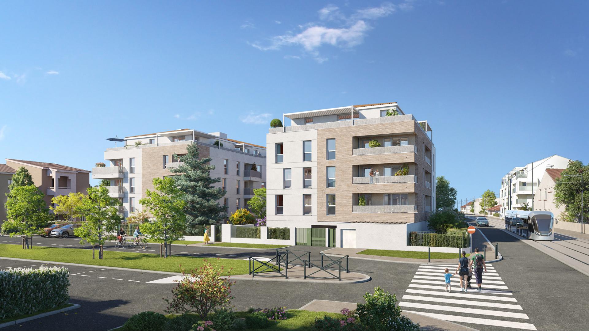 Programme neuf Blagnac — À proximité des principaux axes urbains, cette résidence contemporaine propose 38 appartements du de... à Blagnac — éligible PTZ