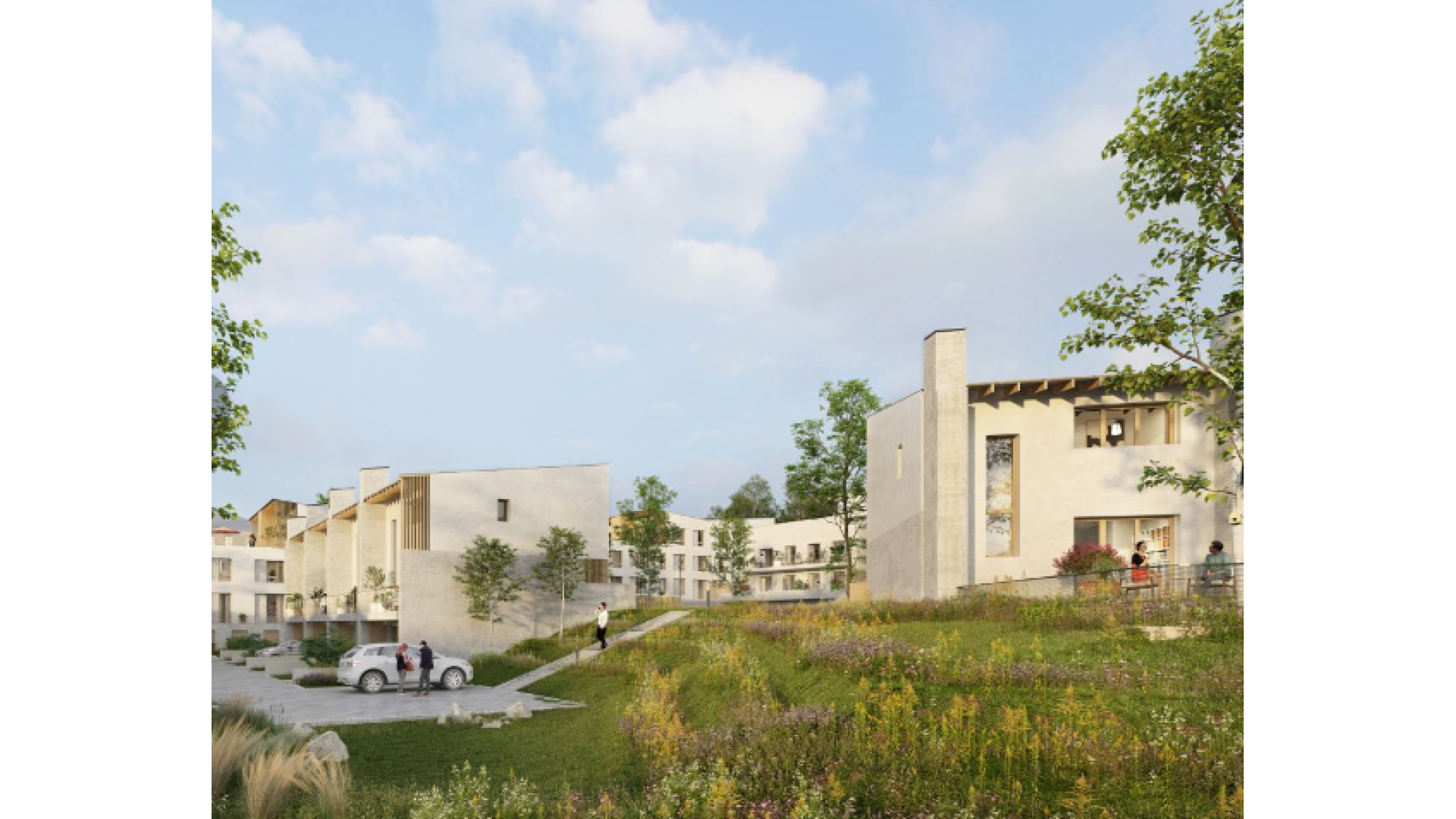 Programme neuf Arpajon — Situées au sein d’un écoquartier dynamique au sud de Paris, ces maisons contemporaines offrent un ca... à Arpajon — éligible PTZ