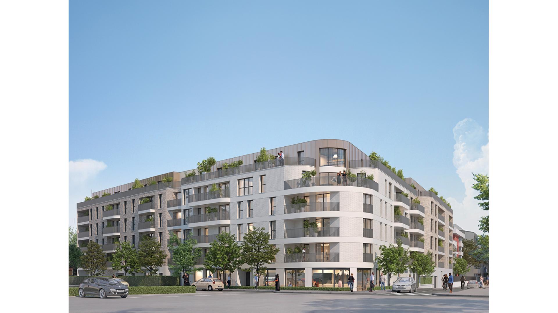 Programme neuf Aulnay-sous-Bois — Située dans un environnement résidentiel recherché, cette nouvelle réalisation propose des apparteme... à Aulnay-sous-Bois — éligible PTZ