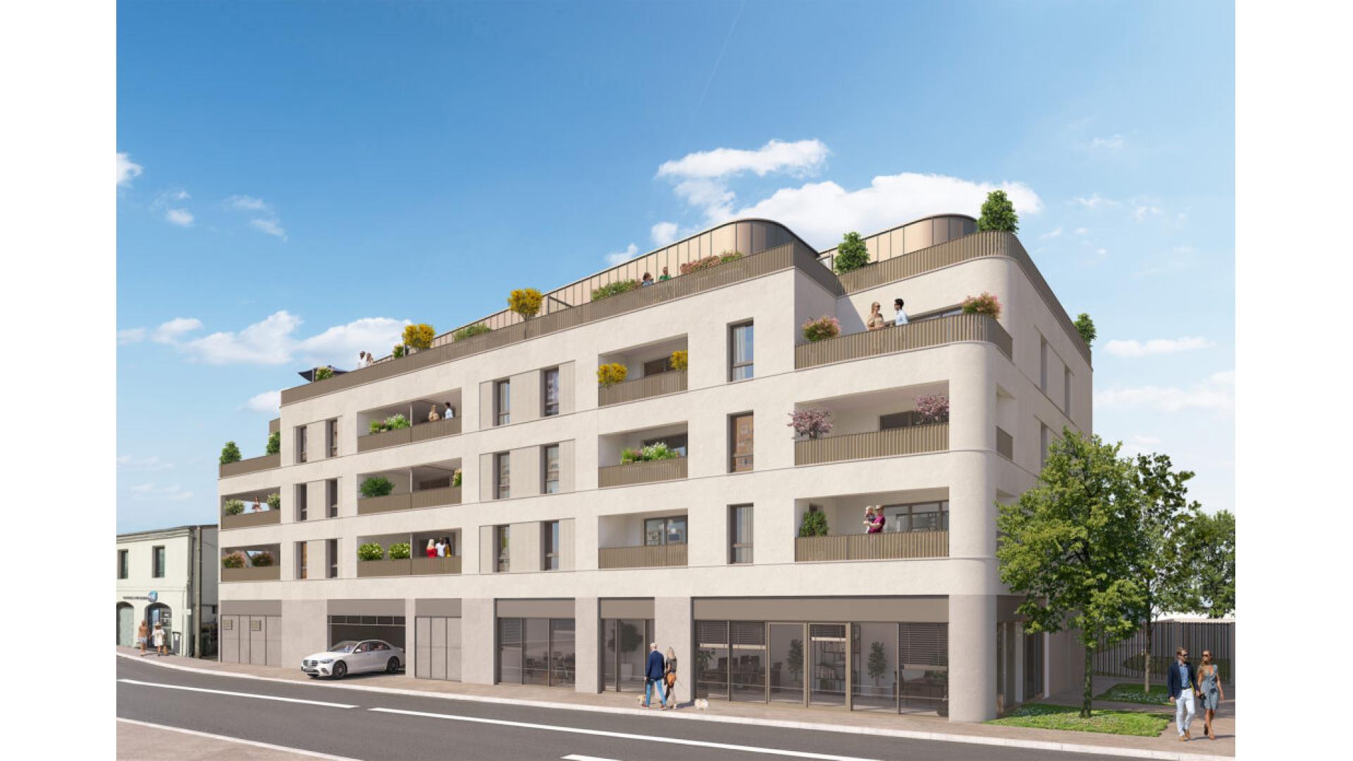 Programme neuf Ambares-Et-Lagrave — Située à Ambarès-et-Lagrave, à une dizaine de kilomètres de Bordeaux, cette résidence contemporaine ... à Ambares-Et-Lagrave — éligible PTZ