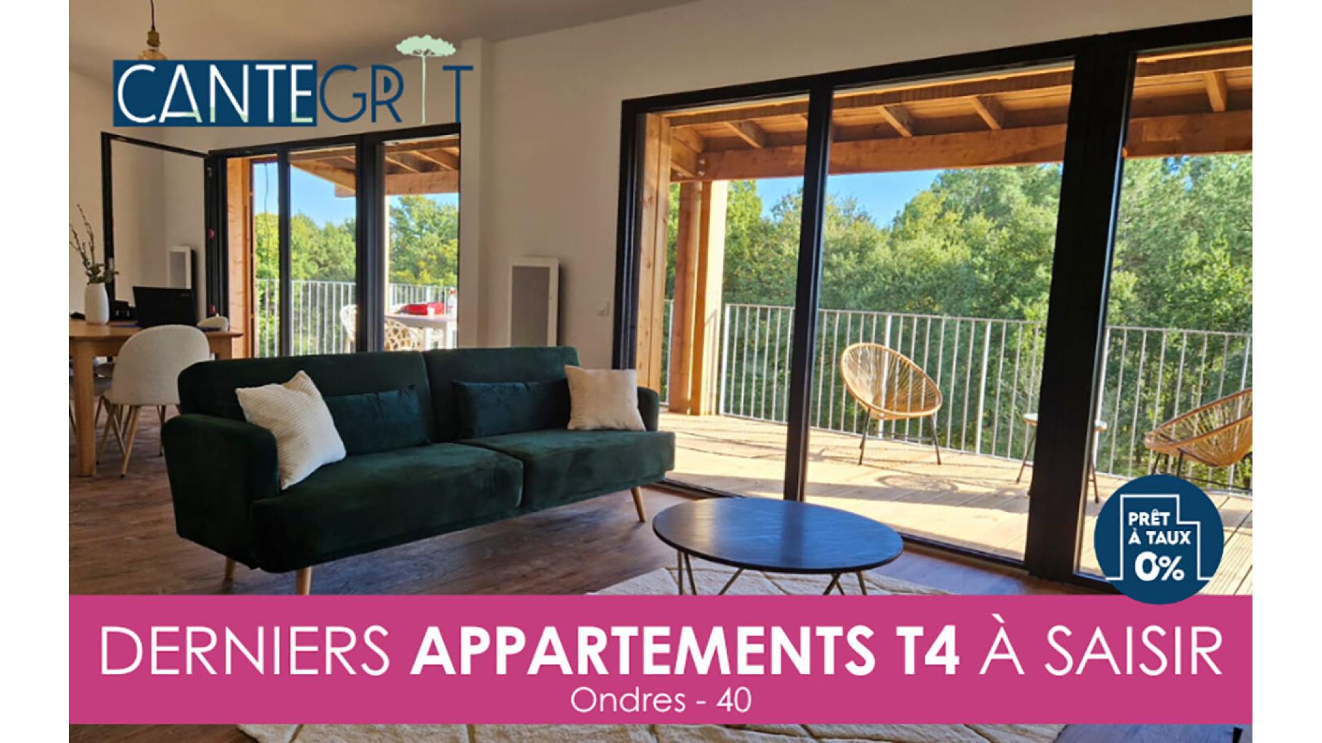 Programme neuf Ondres — Située dans le quartier recherché des 3 Fontaines à Ondres, cette résidence propose des appartements... à Ondres — éligible PTZ