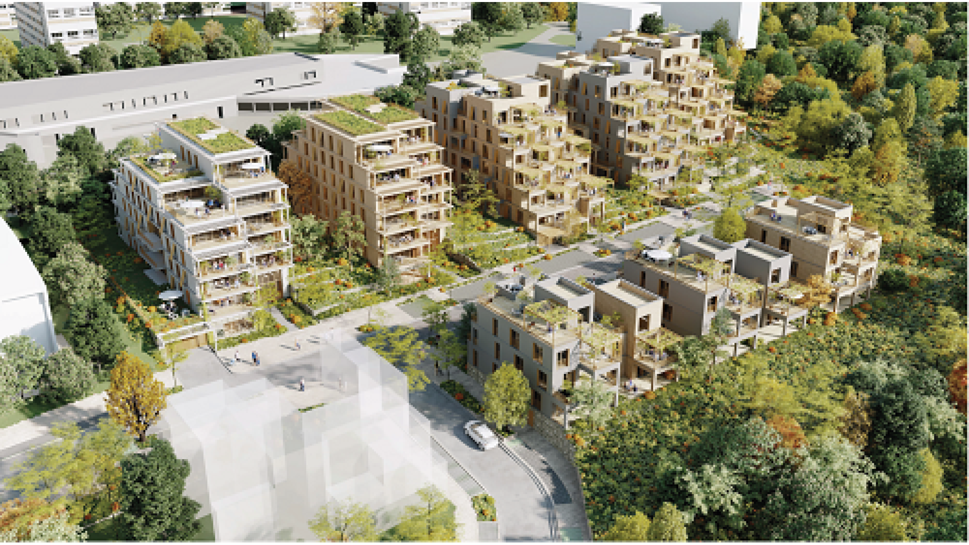 Programme neuf Rillieux-la-Pape — Située dans un environnement résidentiel recherché, cette nouvelle réalisation propose des apparteme... à Rillieux-la-Pape — éligible PTZ