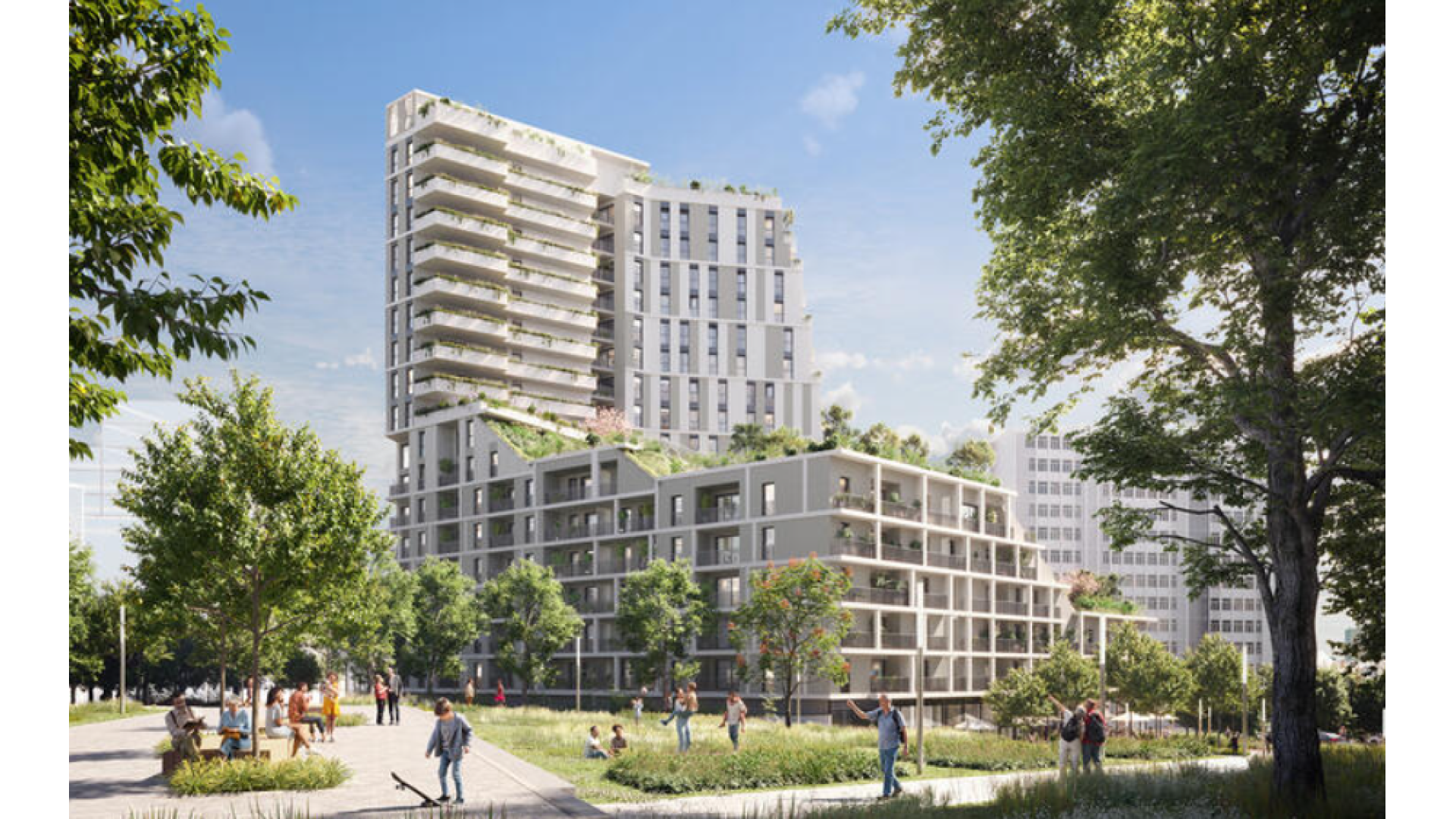 Programme neuf Bagneux — Située au cœur d’un nouvel éco-quartier à Bagneux, cette résidence contemporaine s’inscrit dans un e... à Bagneux — éligible PTZ