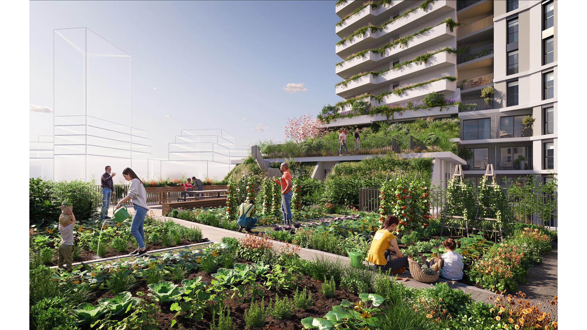 Programme neuf Bagneux — Située dans le nouveau quartier O'Mathurins, cette résidence contemporaine offre un cadre de vie pri... à Bagneux — éligible PTZ