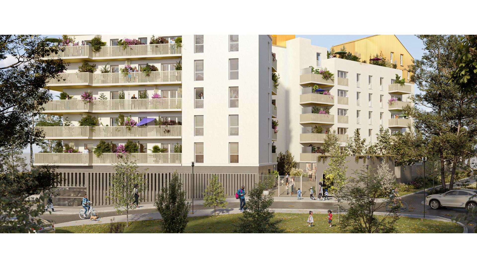 Programme neuf Cergy — Située à Cergy-Pontoise, cette résidence contemporaine propose des appartements spacieux, du deux au... à Cergy — éligible PTZ