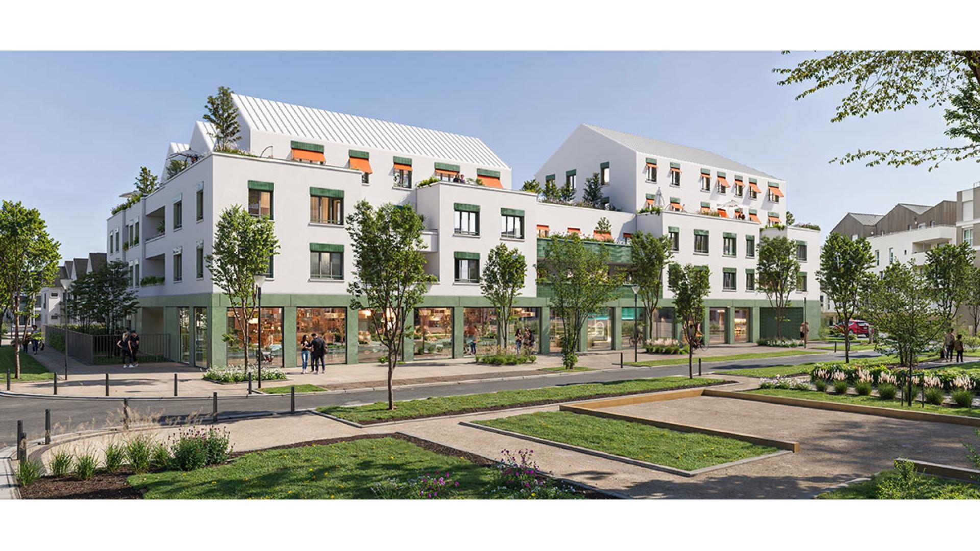 Programme neuf Melun — Située dans un environnement urbain dynamique, cette résidence neuve propose des appartements conçus... à Melun — éligible PTZ