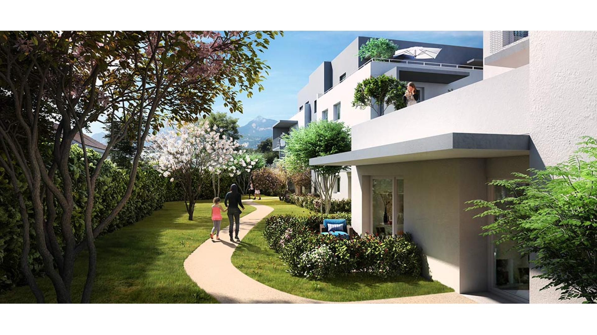 Programme neuf Grenoble — Au sein d’un environnement résidentiel recherché, cette résidence propose des appartements neufs all... à Grenoble — éligible PTZ