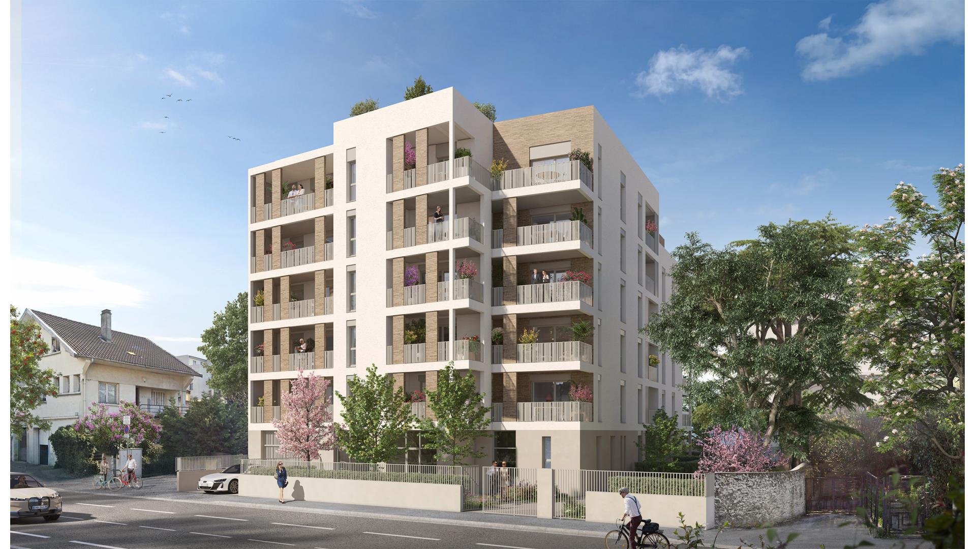 Programme neuf Grenoble — Implantée au cœur d’un quartier urbain en pleine évolution, cette résidence bénéficie d’un environne... à Grenoble — éligible PTZ