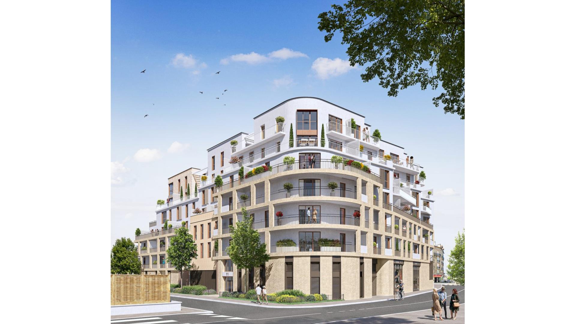 Programme neuf Juvisy-sur-Orge — Située à Juvisy-sur-Orge, cette nouvelle réalisation propose des appartements du 2 au 5 pièces duple... à Juvisy-sur-Orge — éligible PTZ